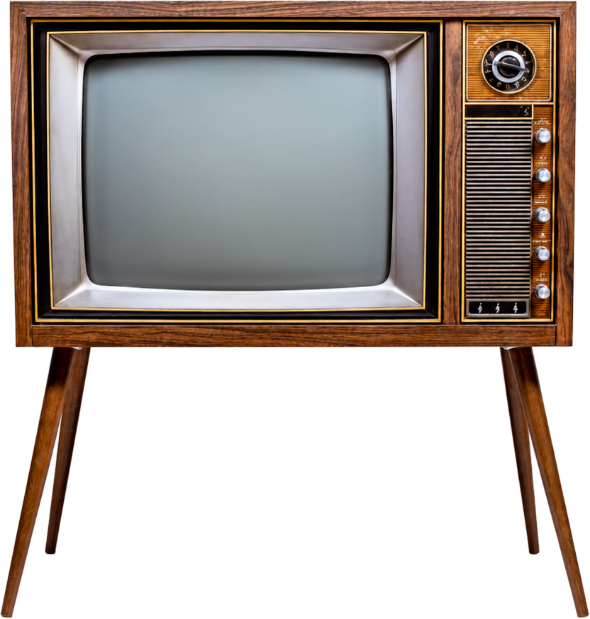 Vintage television set